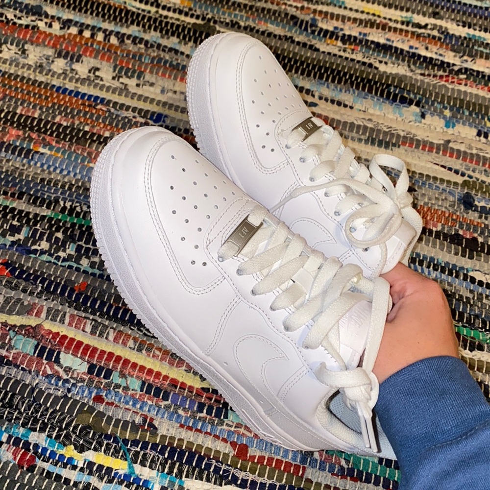 Brand new white Nike Air Force 1s